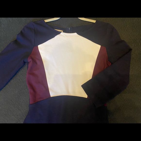 Hobbs London navy work dress - size 4 - Picture 3 of 4